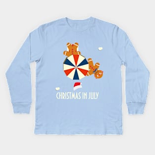 Christmas in July Kids Long Sleeve T-Shirt